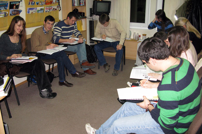 At Terra Nova. TOEFL Preparation / Section 3 (M.W.F. Evening Group). December 2009.