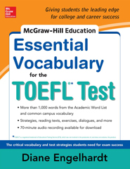 McGraw-Hill Education Essential Vocabulary Vocabulary for the TOEFL Test